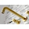 Kingston Brass Roman Tub Faucet, Brushed Brass, Wall Mount KS8027DKL - alternate 6